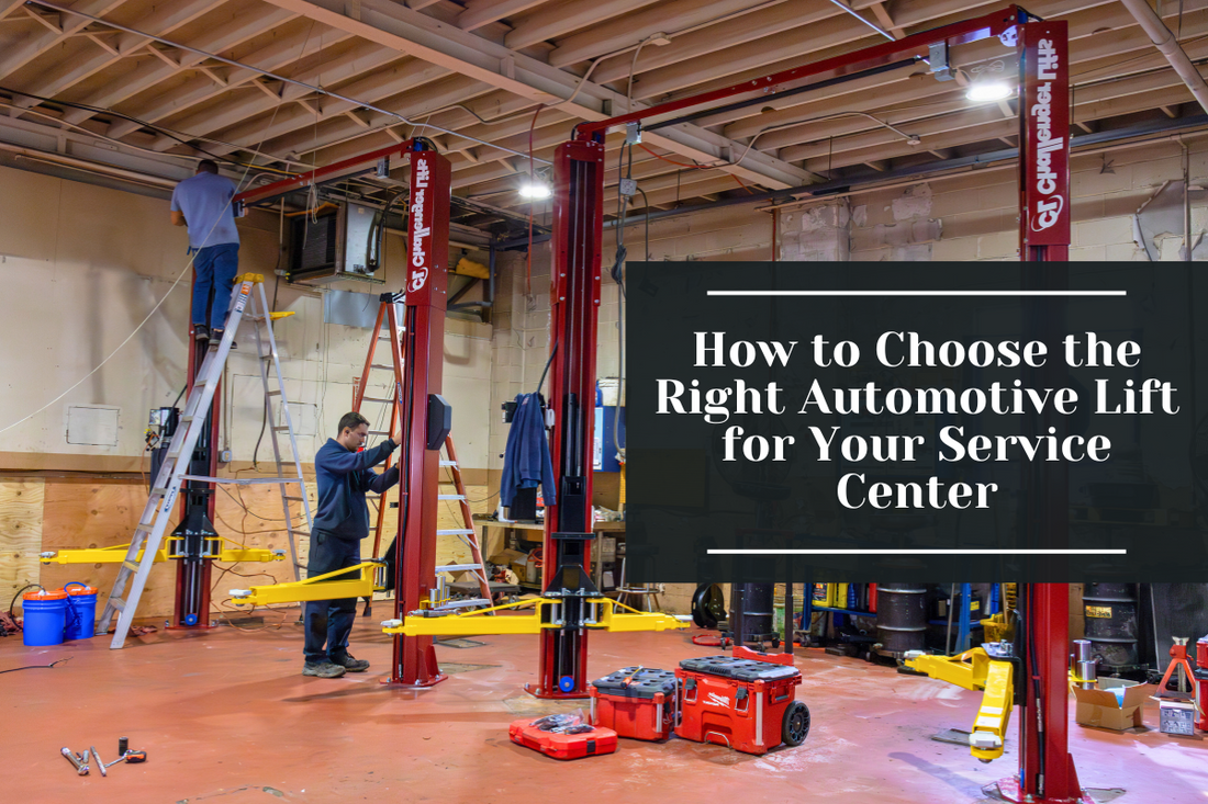 How to Choose the Right Automotive Lift for Your Service Center