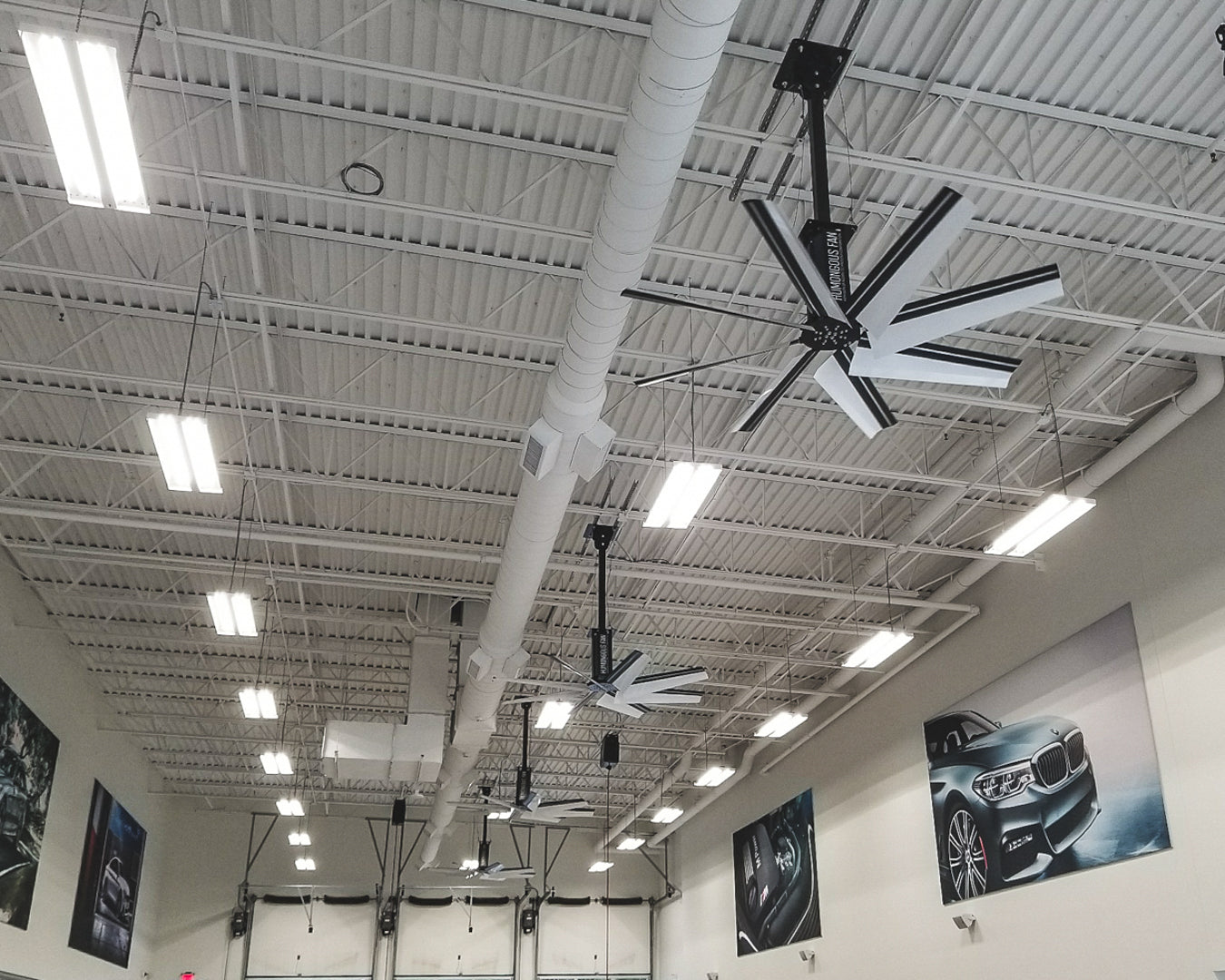HF20 Humongous Fan: 20-Foot 8 Blades Industrial HVLS Fan System