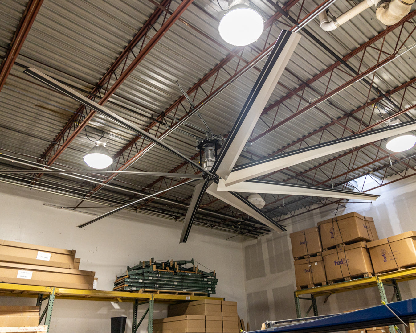 HF20 Humongous Fan: 20-Foot 8 Blades Industrial HVLS Fan System