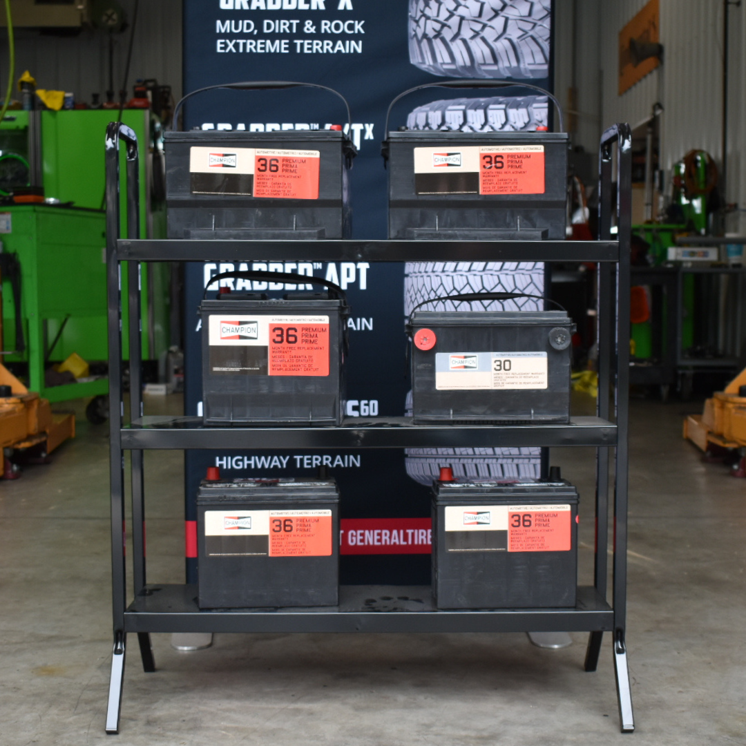 Slim 3 Tier Merchandiser Rack | Stationary | American Made