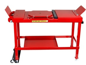 Stainless steel RB24 Rolling Compensation Alignment Stand from Quality Stainless Products with adjustable height and sturdy design.