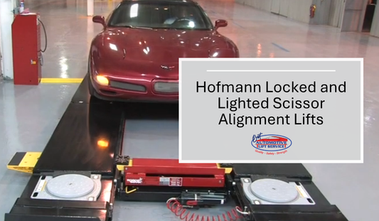 Hofmann Locked and Lighted Scissor Alignment Lifts