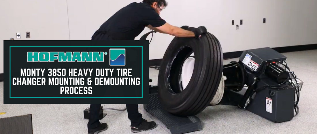 Hofmann Monty 3850 Heavy Duty Tire Changer Mounting & Demounting Process