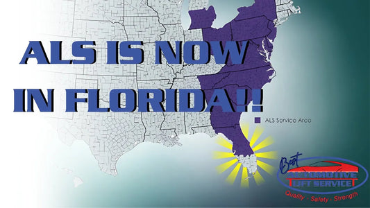 Automotive Lift Service is Now in Florida!