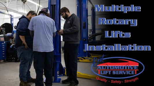 Multiple Rotary Lifts Installation | Honda Service Center