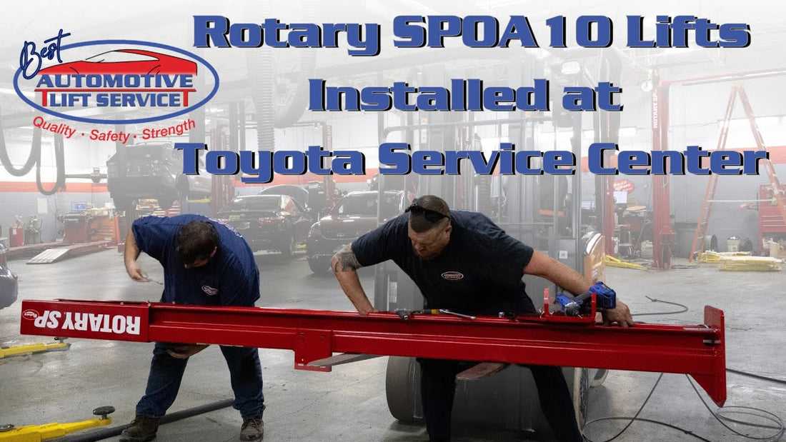 Rotary SPOA10 Lift Installation | Toyota Service Center