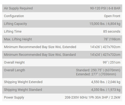 Hofmann® 15k 4-Post alignment lift