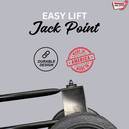 Tote Jack for 3 Tier Tire Storage Rack | Heavy-Duty Casters