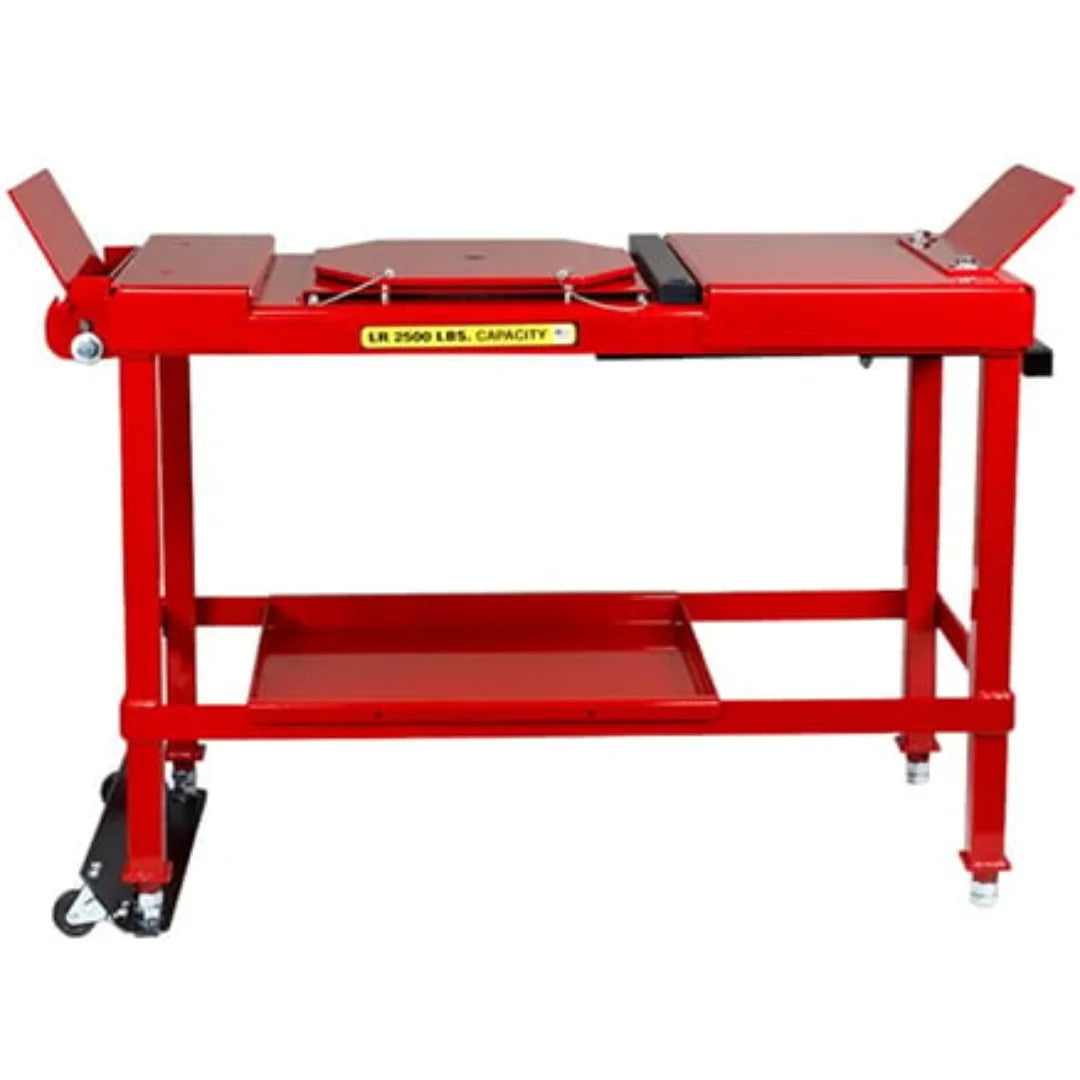 RB24 Rolling Compensation Alignment Stand by Quality Stainless Products, sturdy stainless steel construction for precise equipment alignment.