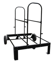Load image into Gallery viewer, 3 Tier Tire Storage Rack | Heavy-Duty Metal | Moveable Tire Stand
